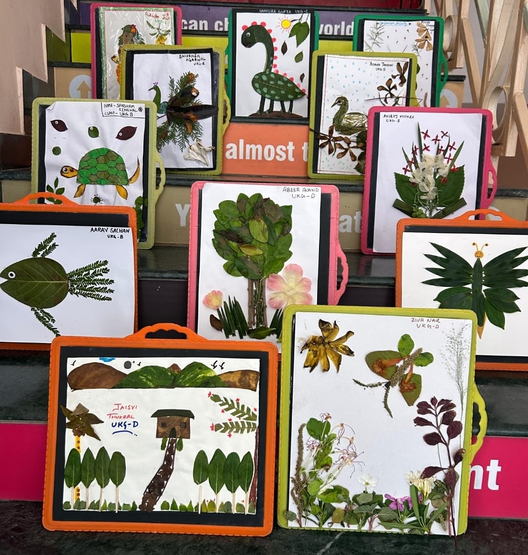Leaf Art Magic by Little Mayoorians